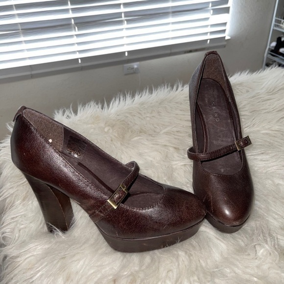 Liebeskind berlin block high heel Mary Jane pumps - Picture 2 of 11